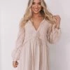 Willo Fashion DRESSES Jesintah Dress - Nude