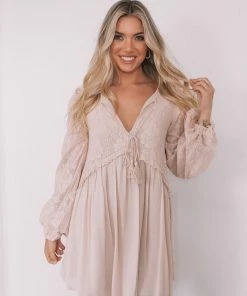 Willo Fashion DRESSES Jesintah Dress - Nude