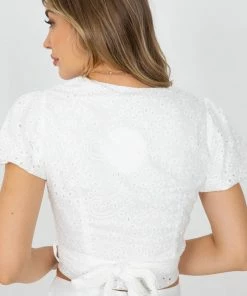 Desire Jocelyn Top - White CLOTHING