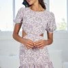 Evermore Fashion DRESSES Jonette Dress - Lilac Floral
