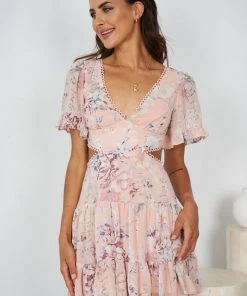 Evermore Fashion DRESSES Jordi Dress - Pink Floral