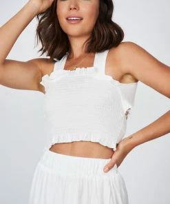 Into Fashion Jordyn Top - White