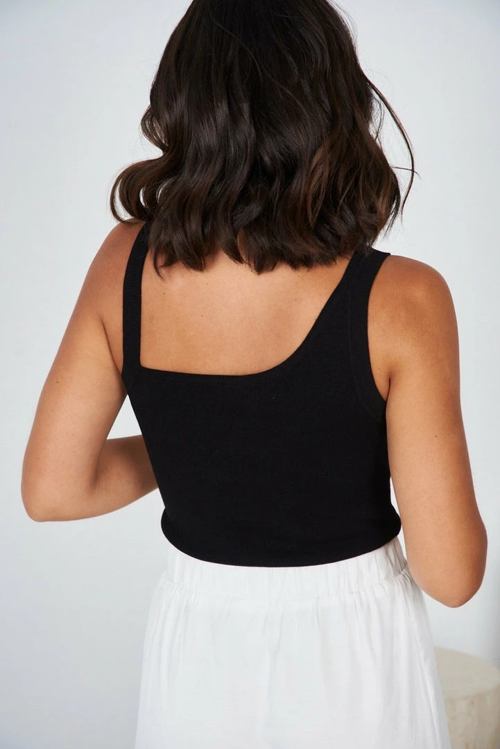 Sunny Girl Jorie Top - Black CLOTHING 6 Sunny Girl Jorie Top - Black CLOTHING