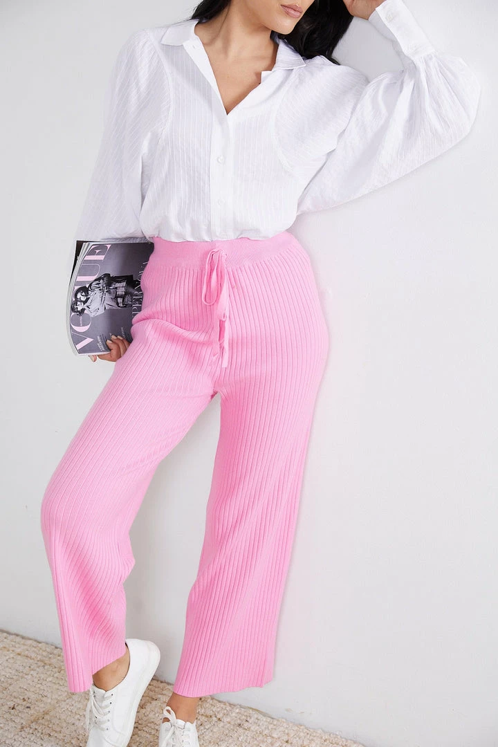 Qtrend Fashion PTY LTD CLOTHING Journal Pants - Pink 6 Qtrend Fashion PTY LTD CLOTHING Journal Pants - Pink