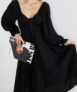 WeLove Fashion DRESSES Jumara Dress - Black 12 WeLove Fashion DRESSES Jumara Dress - Black