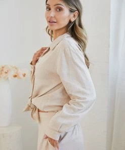 Style Box CLOTHING Junia Shirt - Beige