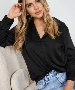 Qtrend Fashion PTY LTD CLOTHING Macey Top - Black 11 Qtrend Fashion PTY LTD CLOTHING Macey Top - Black