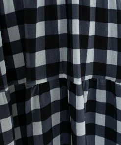 Qtrend Fashion PTY LTD DRESSES Odetta Dress - Black Gingham