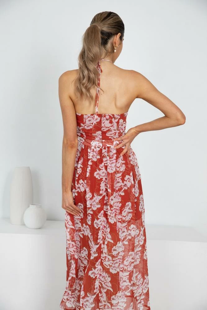 Kaarlo Fashion Pty Ltd DRESSES Kacie Dress - Rust 4 Kaarlo Fashion Pty Ltd DRESSES Kacie Dress - Rust