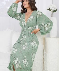 Reverse DRESSES Kaidesse Dress - Sage Floral
