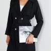 So In Style Kamarah Trench Coat - Black CLOTHING