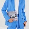 Pink Diamond Kamie Blazer - Blue CLOTHING