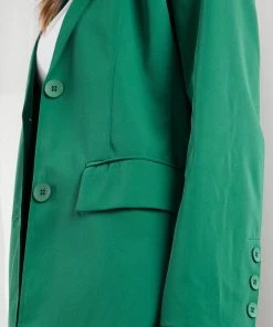 Pink Diamond Kamie Blazer - Green CLOTHING
