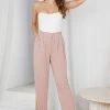 Pink Diamond CLOTHING Kamie Pants - Blush 2 Pink Diamond CLOTHING Kamie Pants - Blush