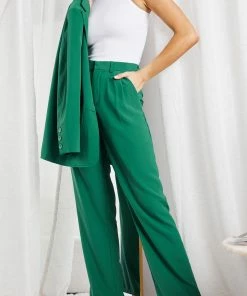 Pink Diamond Kamie Pants - Green CLOTHING
