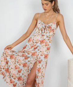 AG Fashions Karama Dress - Blue Floral