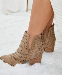 Verali Karina Boots - Taupe Micro