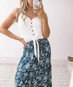 Dream House Lulled Top - White