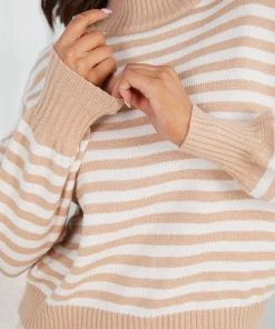 Desire Kasmere Knit - Camel Stripe 15 Desire Kasmere Knit - Camel Stripe