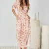 Desire Kaye Dress - White Print DRESSES