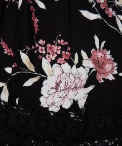 CSA (Lorraine Designs) Keighley Dress - Black Floral DRESSES 11 CSA (Lorraine Designs) Keighley Dress - Black Floral DRESSES