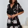 CSA (Lorraine Designs) Keighley Dress - Black Floral DRESSES