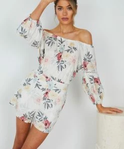 CSA (Lorraine Designs) CLOTHING Keila Top - White Floral