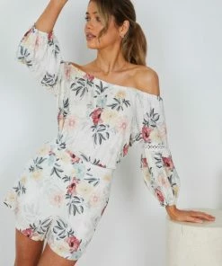 CSA (Lorraine Designs) CLOTHING Keila Top - White Floral