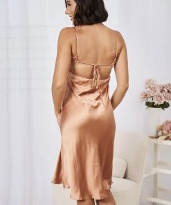 Esther The Label Keke Dress - Rust DRESSES