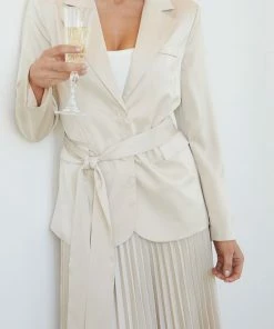 YH & Co (Chloe Yip) Kelaney Set - Champagne CLOTHING