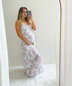 Desire Kerenza Dress - White Print DRESSES