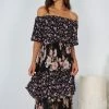 CSA (Lorraine Designs) Kerstin Dress - Black Floral