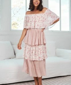 CSA (Lorraine Designs) Kerstin Dress - Pink Floral