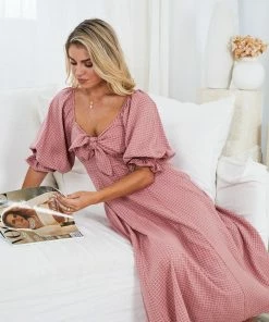 WeLove Fashion Kesara Dress - Dusty Pink