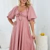WeLove Fashion Kesara Dress - Dusty Pink