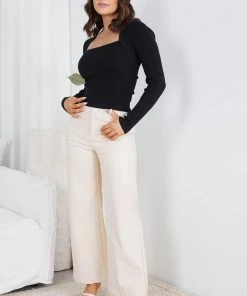 Style State CLOTHING Kevlyn Knit Top - Black