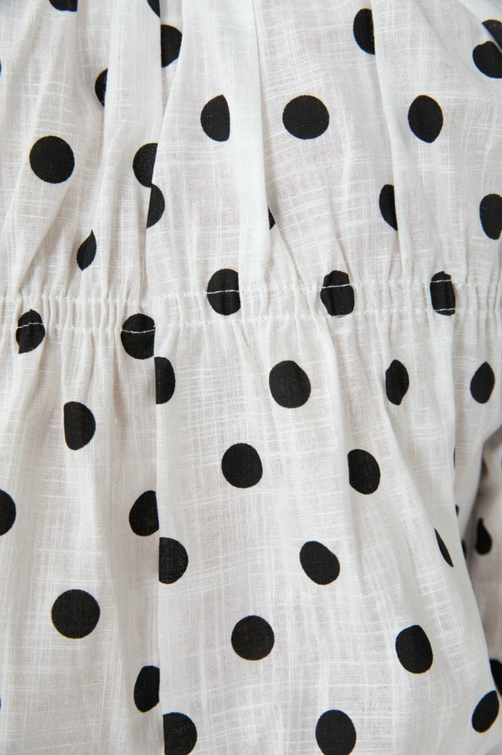 Sassy Hills Fashion Kimberley Top - White Spot 8 Sassy Hills Fashion Kimberley Top - White Spot