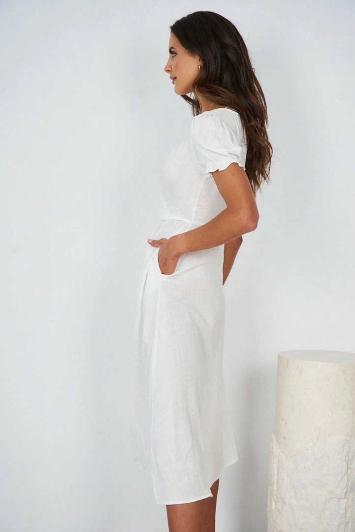 Style Box DRESSES Kiora Dress - White 5 Style Box DRESSES Kiora Dress - White