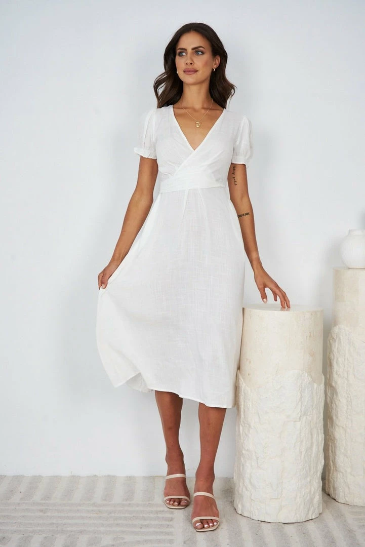 Style Box DRESSES Kiora Dress - White 6 Style Box DRESSES Kiora Dress - White