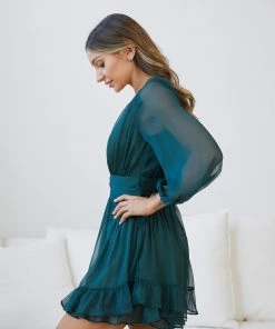 Pink Diamond Kizna Dress - Green DRESSES 11 Pink Diamond Kizna Dress - Green DRESSES