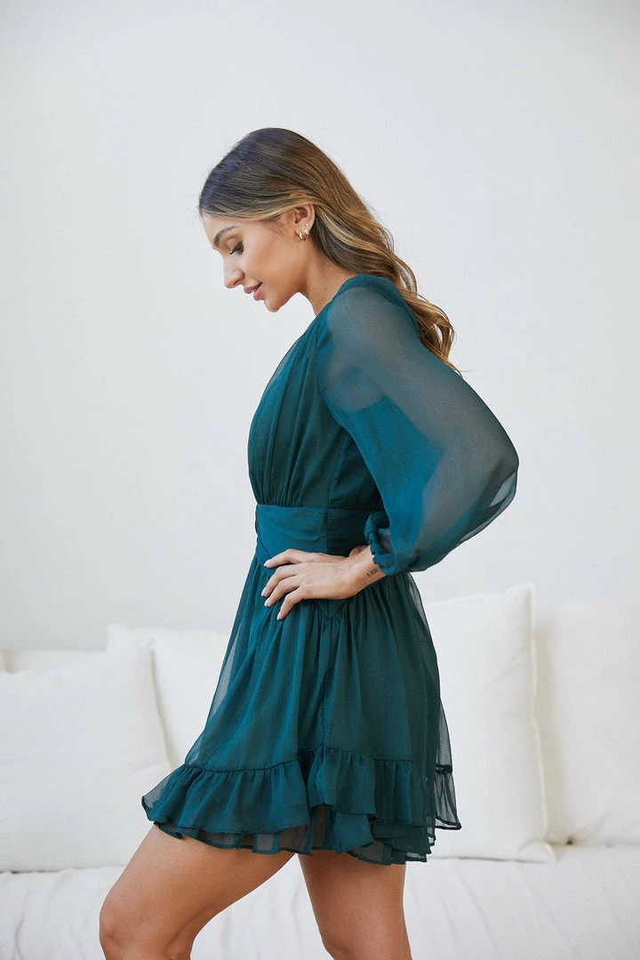 Pink Diamond Kizna Dress - Green DRESSES 5 Pink Diamond Kizna Dress - Green DRESSES