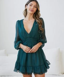 Pink Diamond Kizna Dress - Green DRESSES