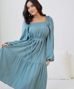 Style Box Klarie Dress - Teal