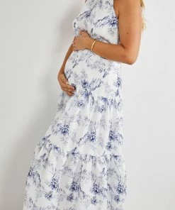 Qtrend Fashion PTY LTD DRESSES Kobi Dress - Blue Floral
