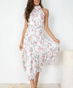 Qtrend Fashion PTY LTD DRESSES Kobi Dress - White Floral