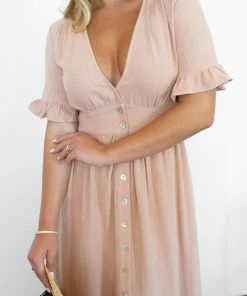 Desire DRESSES Korbela Dress - Nude Pink