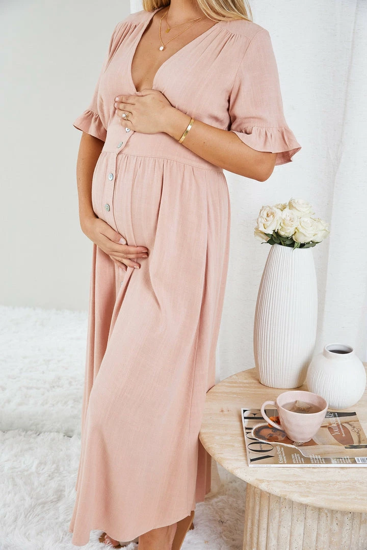 Desire DRESSES Korbela Dress - Nude Pink 4 Desire DRESSES Korbela Dress - Nude Pink