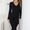WeLove Fashion Kourtney Dress - Black Casual Dresses