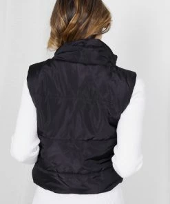 Qtrend Fashion PTY LTD CLOTHING Kristellita Puffer Vest - Black