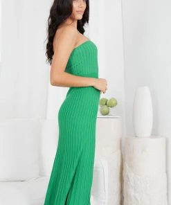 YH & Co (Chloe Yip) Kyrie Knit Dress - Green